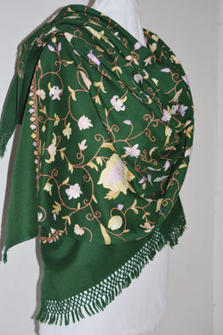 Wool Embroidered Shawl