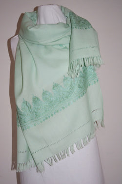 Wool Embroidered Stole